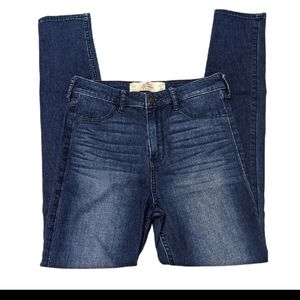 High waist Dark wash Hollister skinny jeans
